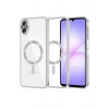 Durukar®  Samsung Galaxy A07 4G Kross Magneticsafe Kapak - Gümüş