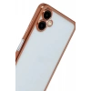 Durukar®  Samsung Galaxy A07 4G  Lensli Silikon - Çöl Titanyum