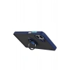 Durukar®  Samsung Galaxy A07 4G Montreal Yüzüklü Silikon Kapak - Lacivert