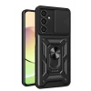 Durukar®  Samsung Galaxy A15 4G Kılıf Pars Lens Yüzüklü Silikon - Siyah