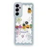 Durukar®  Samsung Galaxy A15 4G Kılıf Sweet Desenli Silikon Kapak - Açık Mavi