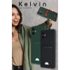 Durukar®  Samsung Galaxy A16 5G Kılıf Kelvin Kartvizitli Silikon - Kırmızı