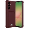 Durukar®  Samsung Galaxy A17 5G Kelvin Kartvizitli Silikon - Bordo