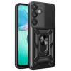 Durukar®  Samsung Galaxy A17 5G Pars Lens Yüzüklü Silikon - Siyah