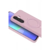 Durukar®  Samsung Galaxy A17 5G Regal Magsafe Standlı Kapak - Açık Pembe