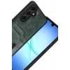 Durukar®  Samsung Galaxy A17 5G Sara Kartvizitli Deri Kılıf - Yeşil