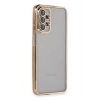 Durukar®  Samsung Galaxy A23 4G Kılıf  Lensli Silikon - Gold