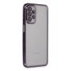 Durukar®  Samsung Galaxy A23 4G Kılıf  Lensli Silikon - Mor