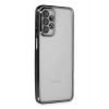 Durukar®  Samsung Galaxy A23 4G Kılıf  Lensli Silikon - Siyah