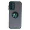 Durukar®  Samsung Galaxy A23 4G Kılıf Montreal Yüzüklü Silikon Kapak - Yeşil