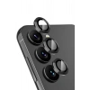 Durukar®  Samsung Galaxy A24 4G Valdez Metal Kamera Lens - Siyah