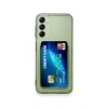 Durukar®  Samsung Galaxy A35 5G Kılıf Kart Şeffaf Silikon - Şeffaf