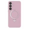 Durukar®  Samsung Galaxy A35 5G Regal Magsafe Standlı Kapak - Açık Pembe