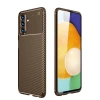 Durukar® Samsung Galaxy A36 Case Auto Focus Carbon Cover - Brown