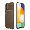 Durukar® Samsung Galaxy A36 Case Auto Focus Carbon Cover - Brown
