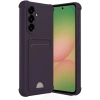 Durukar®  Samsung Galaxy A36 Kılıf Kelvin Kartvizitli Silikon - Derin Mor