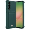 Durukar®  Samsung Galaxy A36 Kılıf Kelvin Kartvizitli Silikon - Koyu Yeşil