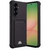 Durukar®  Samsung Galaxy A36 Kılıf Kelvin Kartvizitli Silikon - Siyah