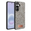 Durukar®  Samsung Galaxy A37 5G Bright Simli Kapak - Gümüş