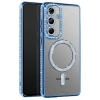 Durukar®  Samsung Galaxy A37 5G Joke Simli Magneticsafe Kılıf - Mavi