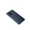 Durukar®  Samsung Galaxy A52 Kılıf Auto Focus Karbon Kapak - Lacivert