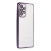 Durukar®  Samsung Galaxy A53 5G Kılıf  Lensli Silikon - Mor