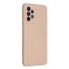 Durukar®  Samsung Galaxy A53 5G Kılıf Nano içi Kadife Silikon - Pudra