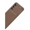 Durukar®  Samsung Galaxy A57 5G Auto Focus Karbon Kapak - Kahverengi