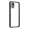 Durukar®  Samsung Galaxy A71 Kılıf Miami Şeffaf Silikon - Siyah