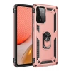 Durukar®  Samsung Galaxy A72 Kılıf Sofya Yüzüklü Silikon Kapak - Rose