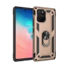 Durukar®  Samsung Galaxy A91 / S10 Lite Kılıf Sofya Yüzüklü Silikon Kapak - Gold