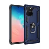 Durukar®  Samsung Galaxy A91 / S10 Lite Kılıf Sofya Yüzüklü Silikon Kapak - Lacivert