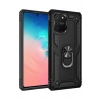 Durukar®  Samsung Galaxy A91 / S10 Lite Kılıf Sofya Yüzüklü Silikon Kapak - Siyah