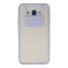 Durukar®  Samsung Galaxy J7 Kılıf Palm Buzlu Kamera Sürgülü Silikon - Lila