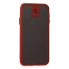 Durukar®  Samsung Galaxy J7 Pro / J730 Kılıf Montreal Silikon Kapak - Kırmızı