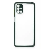 Durukar®  Samsung Galaxy M51 Kılıf Miami Şeffaf Silikon - Koyu Yeşil