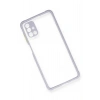 Durukar®  Samsung Galaxy M51 Kılıf Miami Şeffaf Silikon - Lila