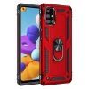 Durukar®  Samsung Galaxy M51 Kılıf Sofya Yüzüklü Silikon Kapak - Kırmızı