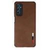 Durukar®  Samsung Galaxy M52 5G Kılıf Loop Deri Silikon - Kahverengi