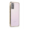 Durukar®  Samsung Galaxy S20 FE Kılıf  Lensli Silikon - Gold