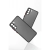 Durukar®  Samsung Galaxy S21 FE Kılıf Montreal Silikon Kapak - Siyah