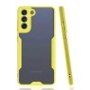 Durukar®  Samsung Galaxy S21 FE Kılıf Platin Silikon - Sarı