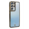 Durukar®  Samsung Galaxy S21 Ultra Kılıf Liva Lens Silikon - Siyah
