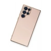 Durukar®  Samsung Galaxy S22 Ultra Kılıf Volet Silikon - Pembe