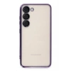Durukar®  Samsung Galaxy S23 Kılıf  Lensli Silikon - Mor