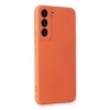 Durukar®  Samsung Galaxy S23 Kılıf Nano içi Kadife Silikon - Turuncu