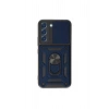 Durukar®  Samsung Galaxy S23 Kılıf Pars Lens Yüzüklü Silikon - Lacivert
