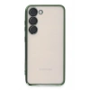 Durukar®  Samsung Galaxy S23 Plus Kılıf  Lensli Silikon - Yeşil