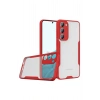 Durukar®  Samsung Galaxy S23 Plus Kılıf Platin Silikon - Kırmızı