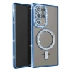 Durukar®  Samsung Galaxy S23 Ultra Joke Simli Magneticsafe Kılıf - Mavi